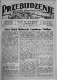 Przebudzenie: organ Związku Robotników Rolnych i Leśnych ZZP. 1936.10.22 R.18 Nr43