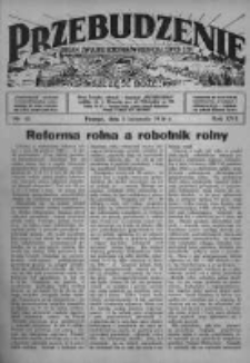 Przebudzenie: organ Związku Robotników Rolnych i Leśnych ZZP. 1936.11.05 R.18 Nr45