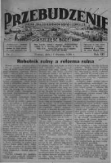 Przebudzenie: organ Związku Robotników Rolnych i Leśnych ZZP. 1938.01.13 R.20 Nr2