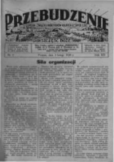 Przebudzenie: organ Związku Robotników Rolnych i Leśnych ZZP. 1938.02.03 R.20 Nr5