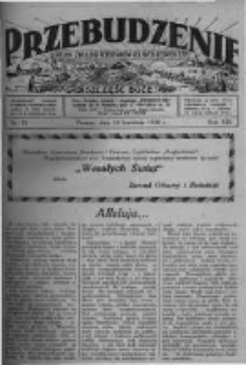 Przebudzenie: organ Związku Robotników Rolnych i Leśnych ZZP. 1938.04.14 R.20 Nr15