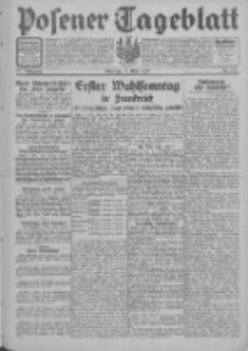 Posener Tageblatt 1932.05.03 Jg.71 Nr101