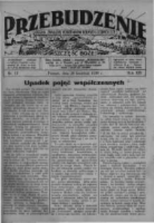 Przebudzenie: organ Związku Robotników Rolnych i Leśnych ZZP. 1938.04.28 R.20 Nr17