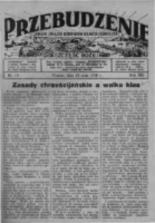Przebudzenie: organ Związku Robotników Rolnych i Leśnych ZZP. 1938.05.12 R.20 Nr19