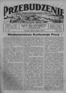Przebudzenie: organ Związku Robotników Rolnych i Leśnych ZZP. 1938.07.21 R.20 Nr29