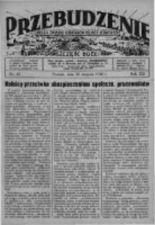 Przebudzenie: organ Związku Robotników Rolnych i Leśnych ZZP. 1938.08.18 R.20 Nr33
