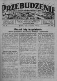 Przebudzenie: organ Związku Robotników Rolnych i Leśnych ZZP. 1938.09.08 R.20 Nr36