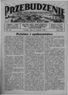 Przebudzenie: organ Związku Robotników Rolnych i Leśnych ZZP. 1938.09.22 R.20 Nr38