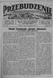 Przebudzenie: organ Związku Robotników Rolnych i Leśnych ZZP. 1938.09.29 R.20 Nr39