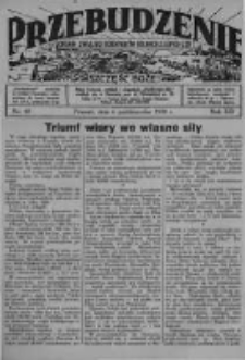 Przebudzenie: organ Związku Robotników Rolnych i Leśnych ZZP. 1938.10.06 R.20 Nr40