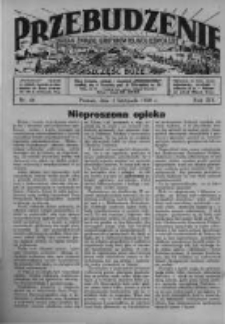Przebudzenie: organ Związku Robotników Rolnych i Leśnych ZZP. 1938.11.03 R.20 Nr44