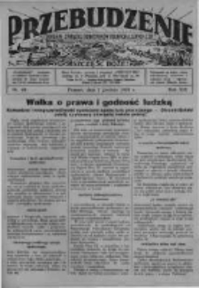 Przebudzenie: organ Związku Robotników Rolnych i Leśnych ZZP. 1938.12.01 R.20 Nr48