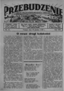Przebudzenie: organ Związku Robotników Rolnych i Leśnych ZZP. 1938.12.29 R.20 Nr52