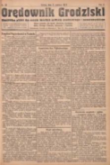 Orędownik Grodziski: niezależne pismo dla rodzin polskich powiatu grodziskiego i nowotomyskiego : organ centralny dla miast: Grodziska, Opalenicy, Buku, Nowego Tomyśla, Zbaszynia i Lwówka 1923.06.09 R.5 Nr45