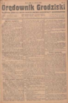 Orędownik Grodziski: niezależne pismo dla rodzin polskich powiatu grodziskiego i nowotomyskiego : organ centralny dla miast: Grodziska, Opalenicy, Buku, Nowego Tomyśla, Zbaszynia i Lwówka 1923.08.22 R.5 Nr65