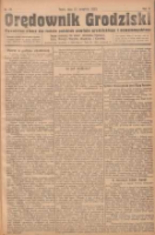 Orędownik Grodziski: niezależne pismo dla rodzin polskich powiatu grodziskiego i nowotomyskiego : organ centralny dla miast: Grodziska, Opalenicy, Buku, Nowego Tomyśla, Zbaszynia i Lwówka 1923.09.12 R.5 Nr71
