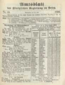 Amtsblatt der Königlichen Regierung zu Posen. 1900.07.10 Nro.28