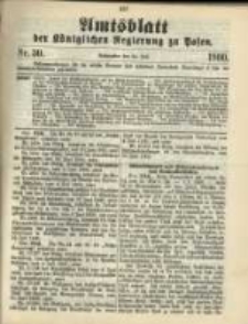 Amtsblatt der Königlichen Regierung zu Posen. 1900.07.24 Nro.30