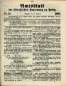 Amtsblatt der Königlichen Regierung zu Posen. 1900.09.18 Nro.38