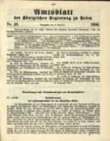 Amtsblatt der Königlichen Regierung zu Posen. 1900.12.04 Nro.49