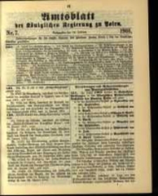 Amtsblatt der Königlichen Regierung zu Posen. 1901.02.12 Nro.7