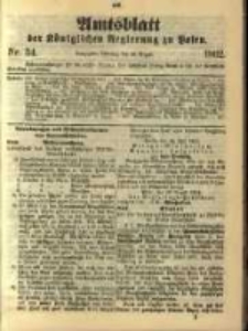 Amtsblatt der Königlichen Regierung zu Posen. 1902.08.26 Nro.34