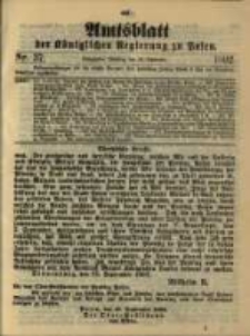 Amtsblatt der Königlichen Regierung zu Posen. 1902.09.16 Nro.37