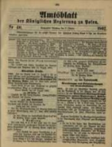 Amtsblatt der Königlichen Regierung zu Posen. 1902.10.07 Nro.40