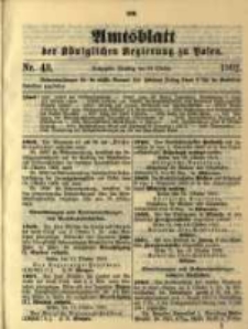 Amtsblatt der Königlichen Regierung zu Posen. 1902.10.28 Nro.43