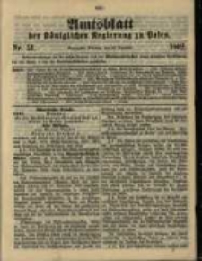 Amtsblatt der Königlichen Regierung zu Posen. 1902.12.23 Nro.51
