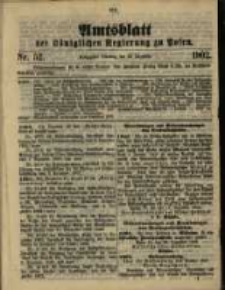 Amtsblatt der Königlichen Regierung zu Posen. 1902.12.30 Nro.52