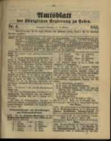 Amtsblatt der Königlichen Regierung zu Posen. 1903.02.10 Nro.6