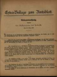 Extra=Beilage zum Amtsblatt