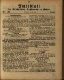 Amtsblatt der Königlichen Regierung zu Posen. 1880.07.20 Nro.29