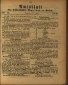 Amtsblatt der Königlichen Regierung zu Posen. 1880.08.03 Nro.31