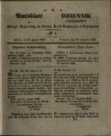 Amtsblatt der Königlichen Regierung zu Posen. 1846.01.27 Nro.4