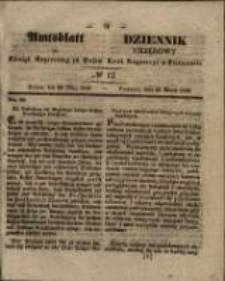 Amtsblatt der Königlichen Regierung zu Posen. 1846.03.24 Nro.12