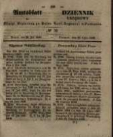 Amtsblatt der K&ouml;niglichen Regierung zu Posen. 1846.07.28 Nro.30