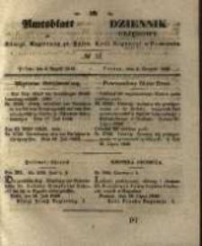 Amtsblatt der K&ouml;niglichen Regierung zu Posen. 1846.08.04 Nro.31