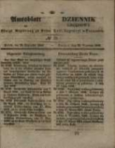 Amtsblatt der K&ouml;niglichen Regierung zu Posen. 1846.09.22 Nro.38