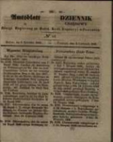 Amtsblatt der K&ouml;niglichen Regierung zu Posen. 1846.11.03 Nro.44