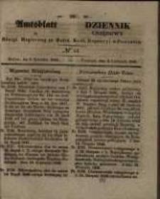 Amtsblatt der Königlichen Regierung zu Posen. 1846.11.03 Nro.44
