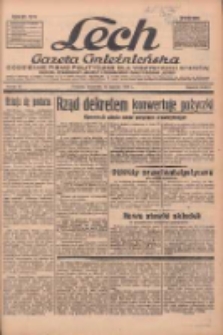 Lech.Gazeta Gnieźnieńska: codzienne pismo polityczne dla wszystkich stan&oacute;w. Dodatki: tygodniowy "Lechita" i powieściowy oraz dwutygodnik "Leszek" 1936.01.16 R.36 Nr12