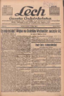 Lech.Gazeta Gnieźnieńska: codzienne pismo polityczne dla wszystkich stan&oacute;w. Dodatki: tygodniowy "Lechita" i powieściowy oraz dwutygodnik "Leszek" 1936.02.16 R.36 Nr39