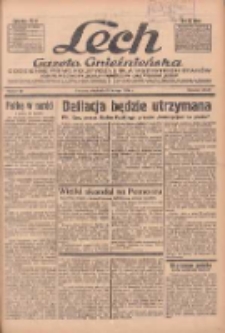 Lech.Gazeta Gnieźnieńska: codzienne pismo polityczne dla wszystkich stan&oacute;w. Dodatki: tygodniowy "Lechita" i powieściowy oraz dwutygodnik "Leszek" 1936.02.23 R.36 Nr45