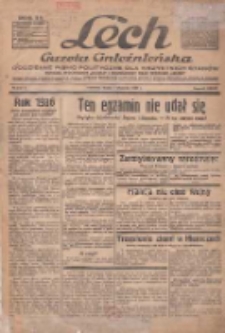 Lech.Gazeta Gnieźnieńska: codzienne pismo polityczne dla wszystkich stan&oacute;w. Dodatki: tygodniowy "Lechita" i powieściowy oraz dwutygodnik "Leszek" 1936.01.01 R.36 Nr1
