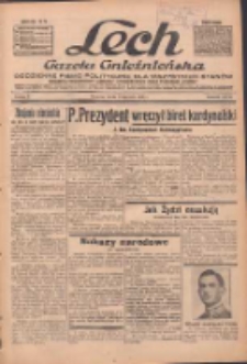 Lech.Gazeta Gnieźnieńska: codzienne pismo polityczne dla wszystkich stan&oacute;w. Dodatki: tygodniowy "Lechita" i powieściowy oraz dwutygodnik "Leszek" 1936.01.08 R.36 Nr5