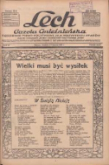 Lech.Gazeta Gnieźnieńska: codzienne pismo polityczne dla wszystkich stan&oacute;w. Dodatki: tygodniowy "Lechita" i powieściowy oraz dwutygodnik "Leszek" 1936.04.12 R.36 Nr87