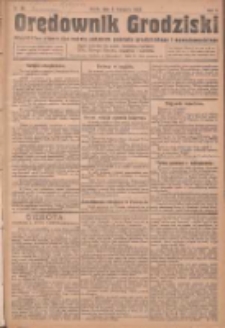 Orędownik Grodziski: niezależne pismo dla rodzin polskich powiatu grodziskiego i nowotomyskiego : organ centralny dla miast: Grodziska, Opalenicy, Buku, Nowego Tomyśla, Zbaszynia i Lwówka 1923.11.03 R.5 Nr86