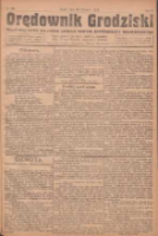 Orędownik Grodziski: niezależne pismo dla rodzin polskich powiatu grodziskiego i nowotomyskiego : organ centralny dla miast: Grodziska, Opalenicy, Buku, Nowego Tomyśla, Zbaszynia i Lwówka 1923.11.28 R.5 Nr93